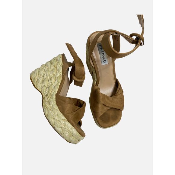 Steve Madden Poloma Espadrille Sandal in Tan 7 M - Picture 1 of 7